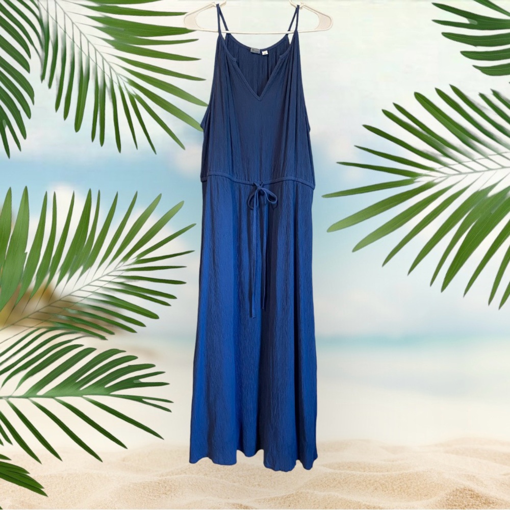 GAP Women's Maxi Dress in Navy Blue